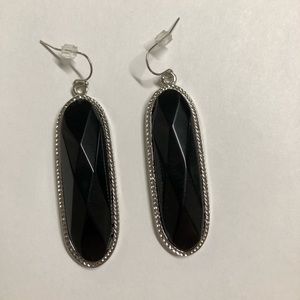 Black earrings!